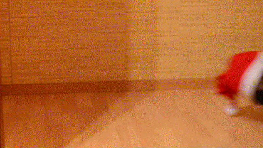 новогодний подкат с хлопушкой